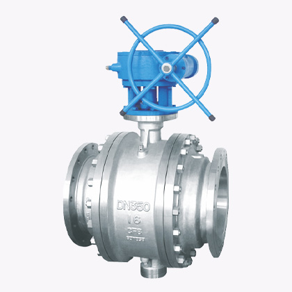 Трехсоставной шаровой кран с шаром в опорах