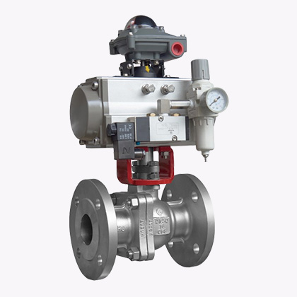 Пневматический шаровой кран с плавающим шаром